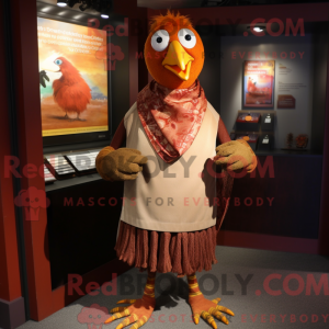 Personaggio mascotte pollo...