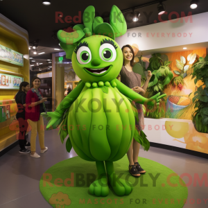 Olive Beanstalk maskot...