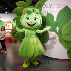 Olive Beanstalk maskot...