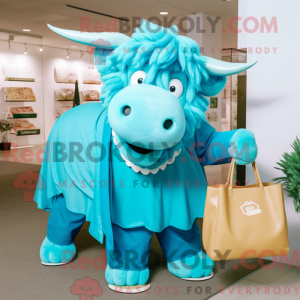 Cyan Buffalo maskerad...