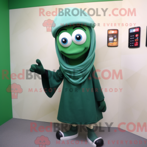 Forest Green Phone mascot...