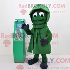 Forest Green Phone maskot...