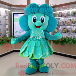 Turquoise Four Leaf Clover...