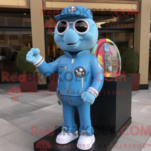 Disfraz de mascota Sky Blue...