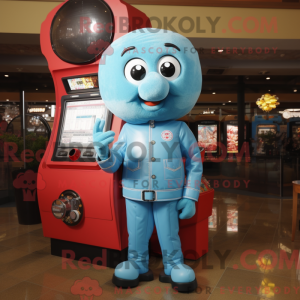 Postava maskota Sky Blue...