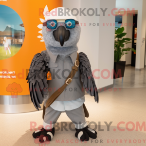 Grey Haast S Eagle maskot...