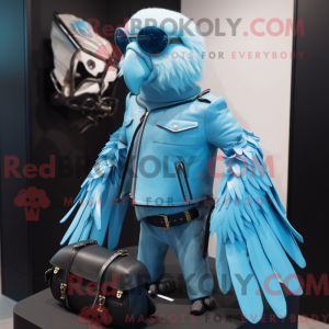 Disfraz de mascota Sky Blue...