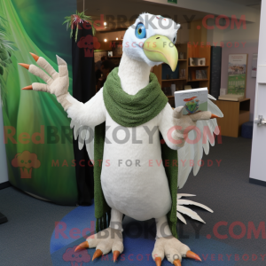 Hvid Archaeopteryx maskot...