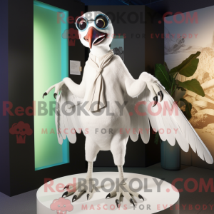 Personaggio mascotte bianco...
