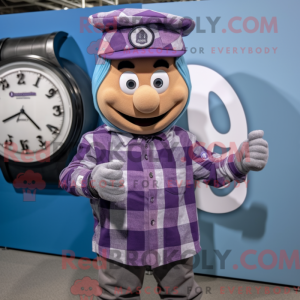 Lawendowa armbåndsur maskot...