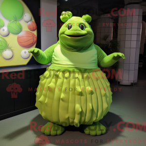 Limegrønn...