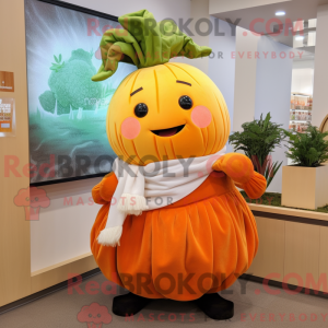Costume mascotte de navet...
