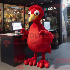Maskottchenkostüm Roter...