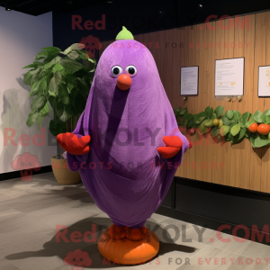 Lilla grapefrugt maskot...