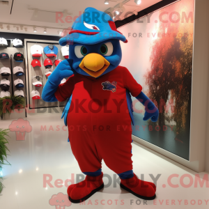Postava maskota Red Blue...