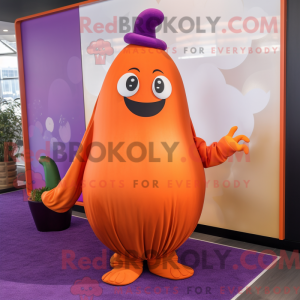 Orange Eggplant mascot...