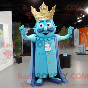 Sky Blue King mascot...
