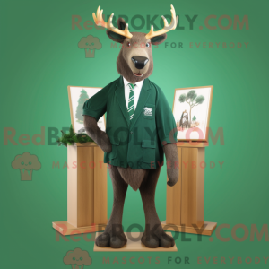 Forest Green Elk...