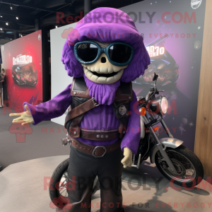Purple Tacos mascot costume...