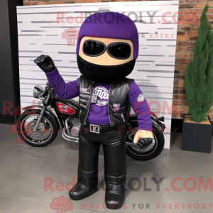 Purple Tacos mascot costume...