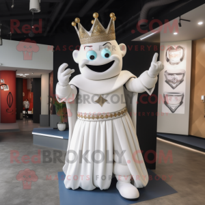 White King maskot kostume...