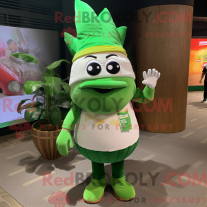 Grüne Zwiebel Maskottchen...