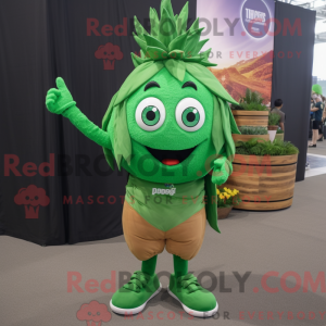 Disfraz de mascota de Green...