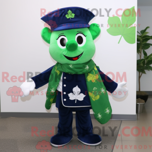 Navy Four Leaf Clover...