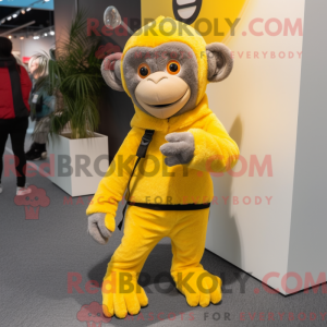 Lemon Yellow Monkey maskot...