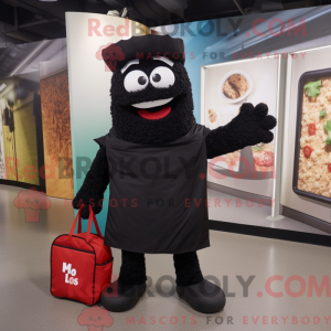 Black Lasagna mascot...