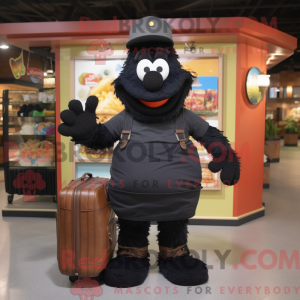 Black Lasagna mascot...