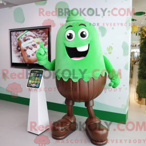 Green Chocolates mascot...