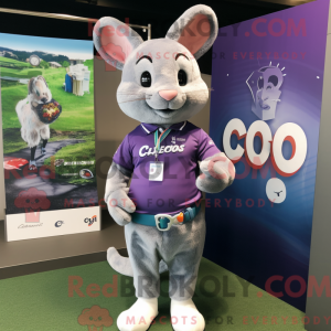 Lavendel Chinchilla maskot...