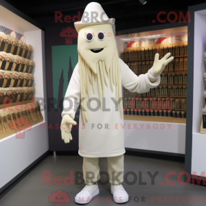 White Asparagus mascot...