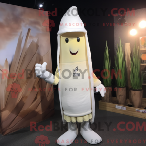 White Asparagus mascot...