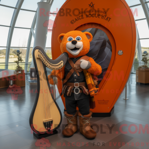 Oranje Keltische harp...