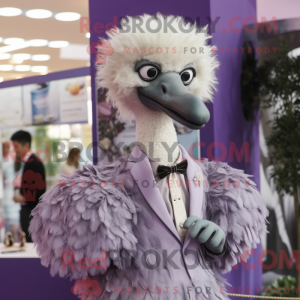 Lavendel-Strauß-Maskottchen...