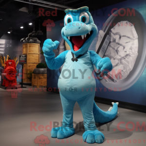 Sky Blue Hydra mascot...