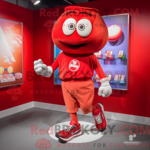Red Baseball Glove...