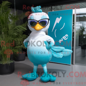 Maskotka Cyan Swan w...
