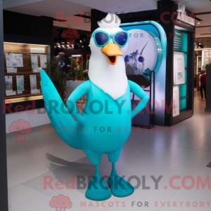 Maskotka Cyan Swan w...