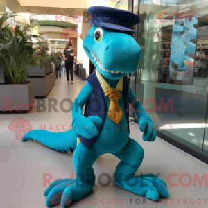 Turkis Coelophysis maskot...