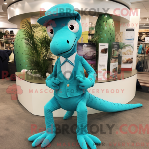Turkis Coelophysis maskot...