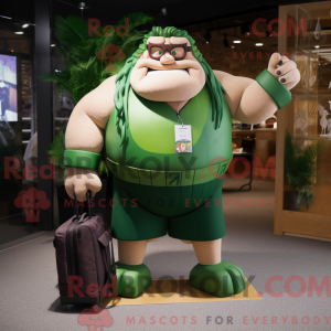 Costume mascotte Strongman...