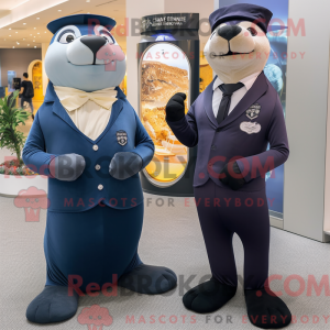 Navy Sea Lion mascot...