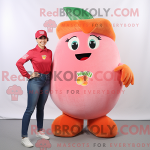 Peach Beet mascottekostuum...