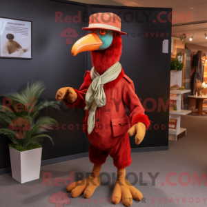 Máscara de pássaro Red Dodo...