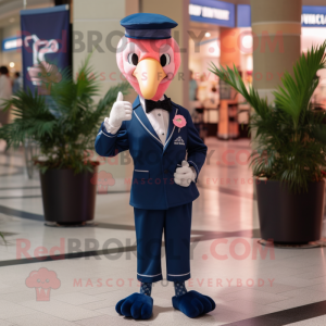 Navy Flamingo mascotte...