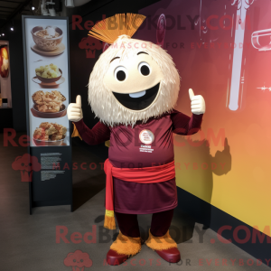 Maroon Pad Thai maskot...