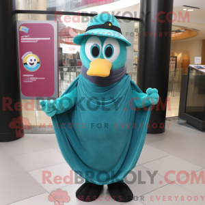 Teal Bagels mascottekostuum...